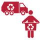Recycling Truck Icon Recycling Truck Icon