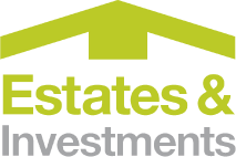 Illustration of the Estates and Investments logo
